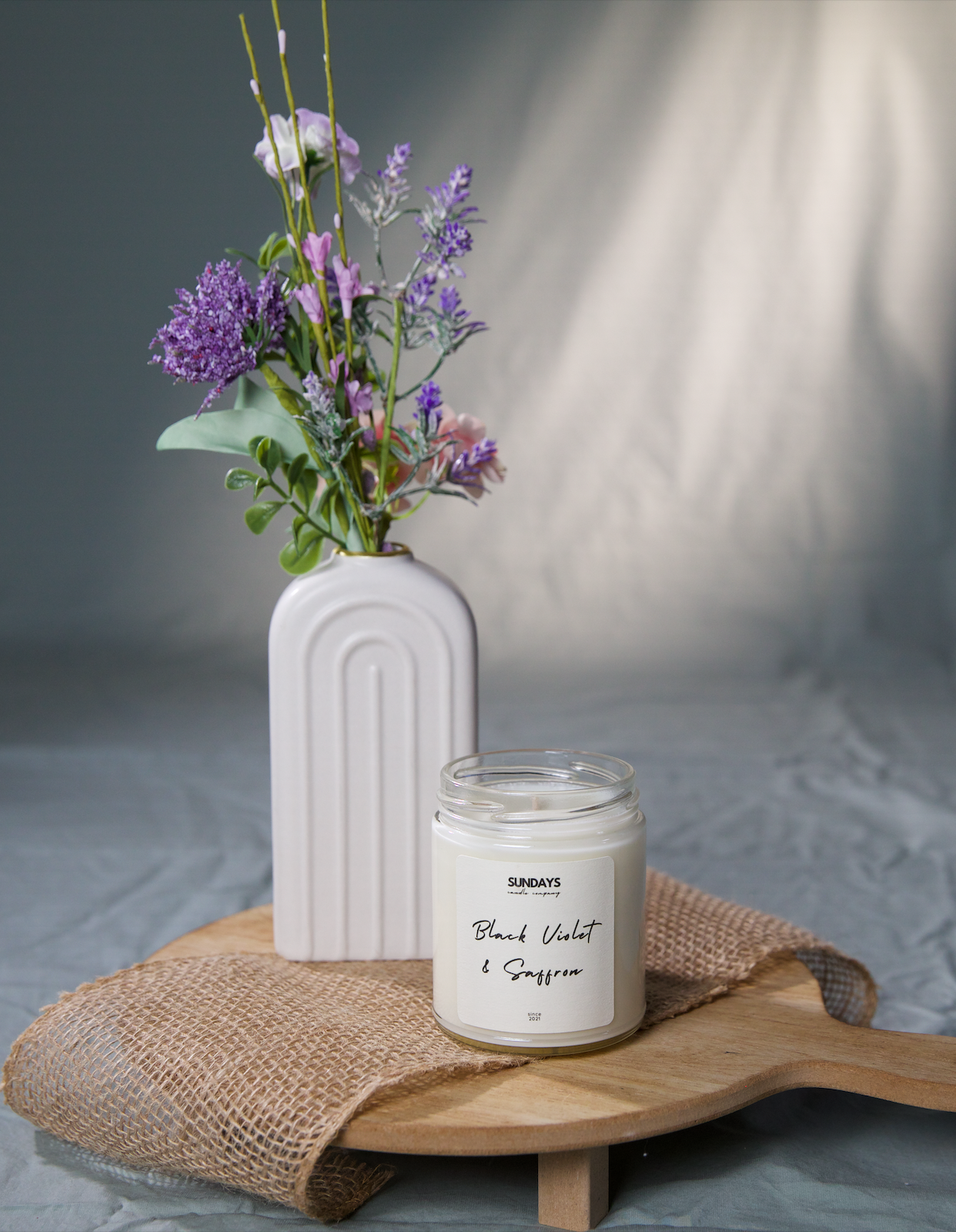 BLACK VIOLET AND SAFFRON